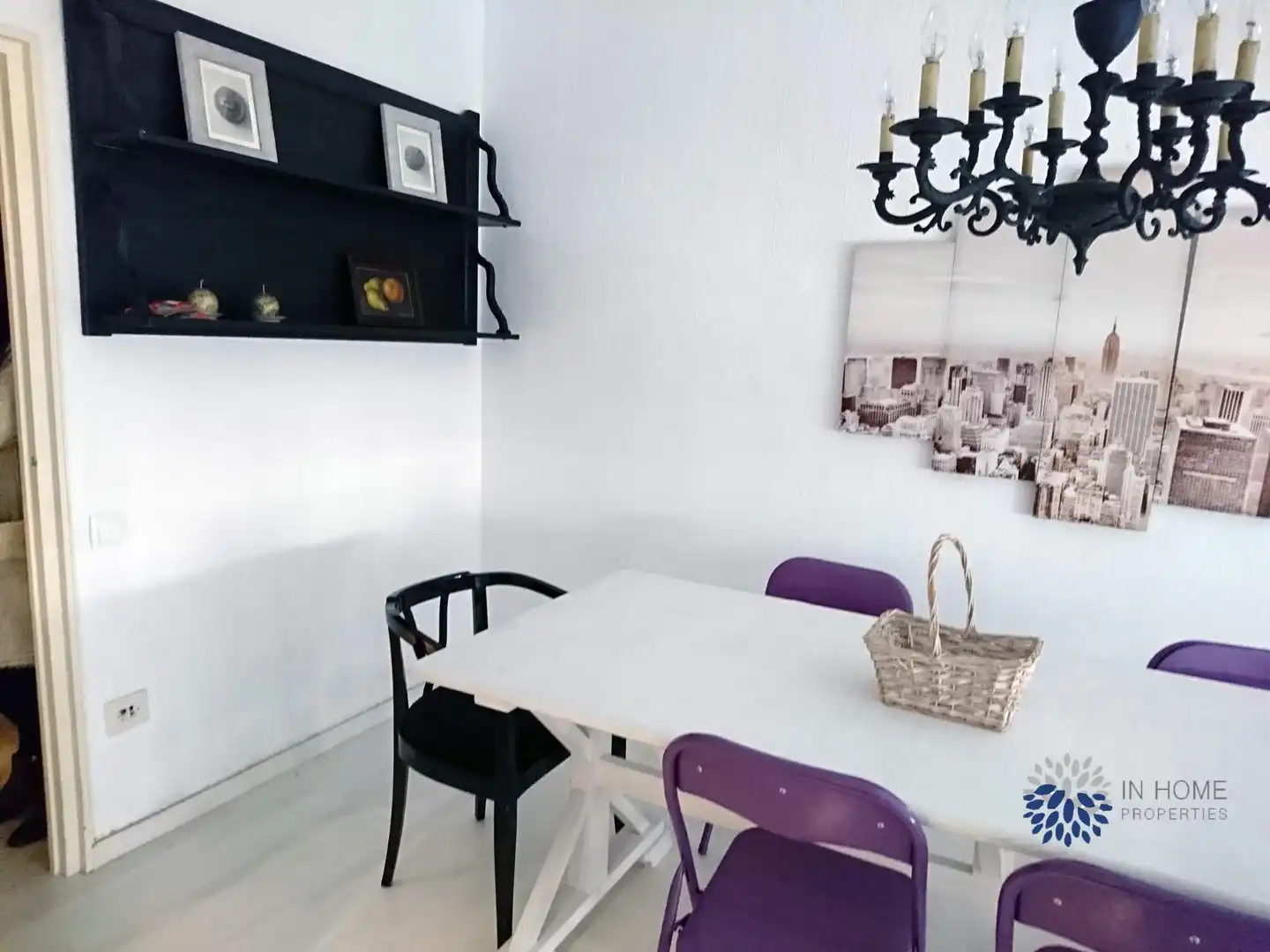 Comedor de Piso de alquiler en Alicante / Alacant con Terraza y Balcón