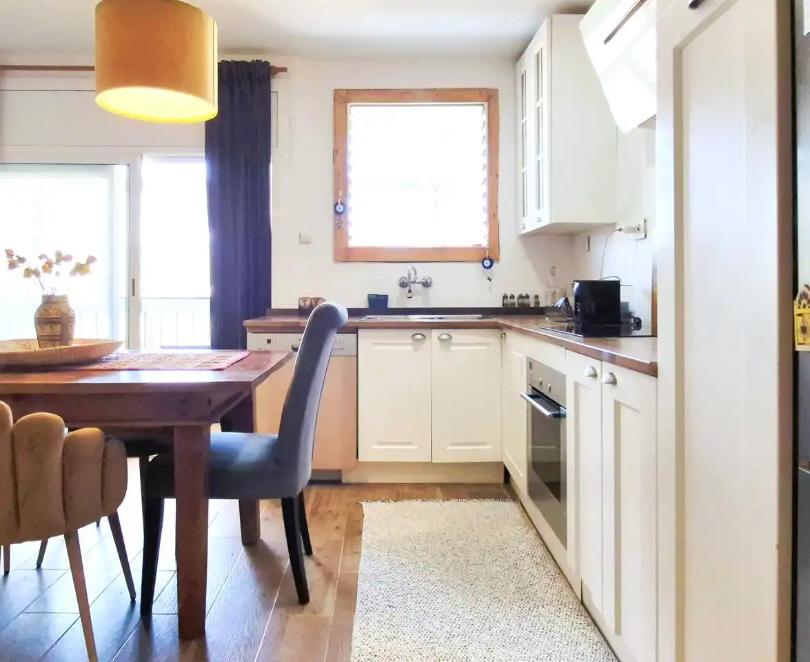 Cuina de Àtic en venda en Terrassa amb Parquet, Terrassa i Balcó