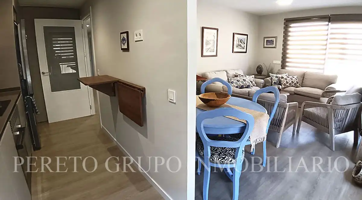 Menjador de Apartament en venda en Dénia amb Aire condicionat, Calefacció i Jardí privat