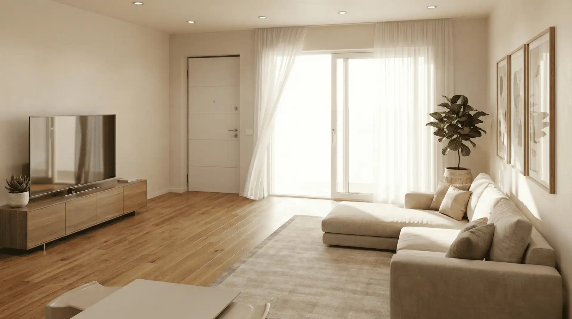 Living room of Apartments for sale in San Javier  with Air Conditioner, Terrace and Oven