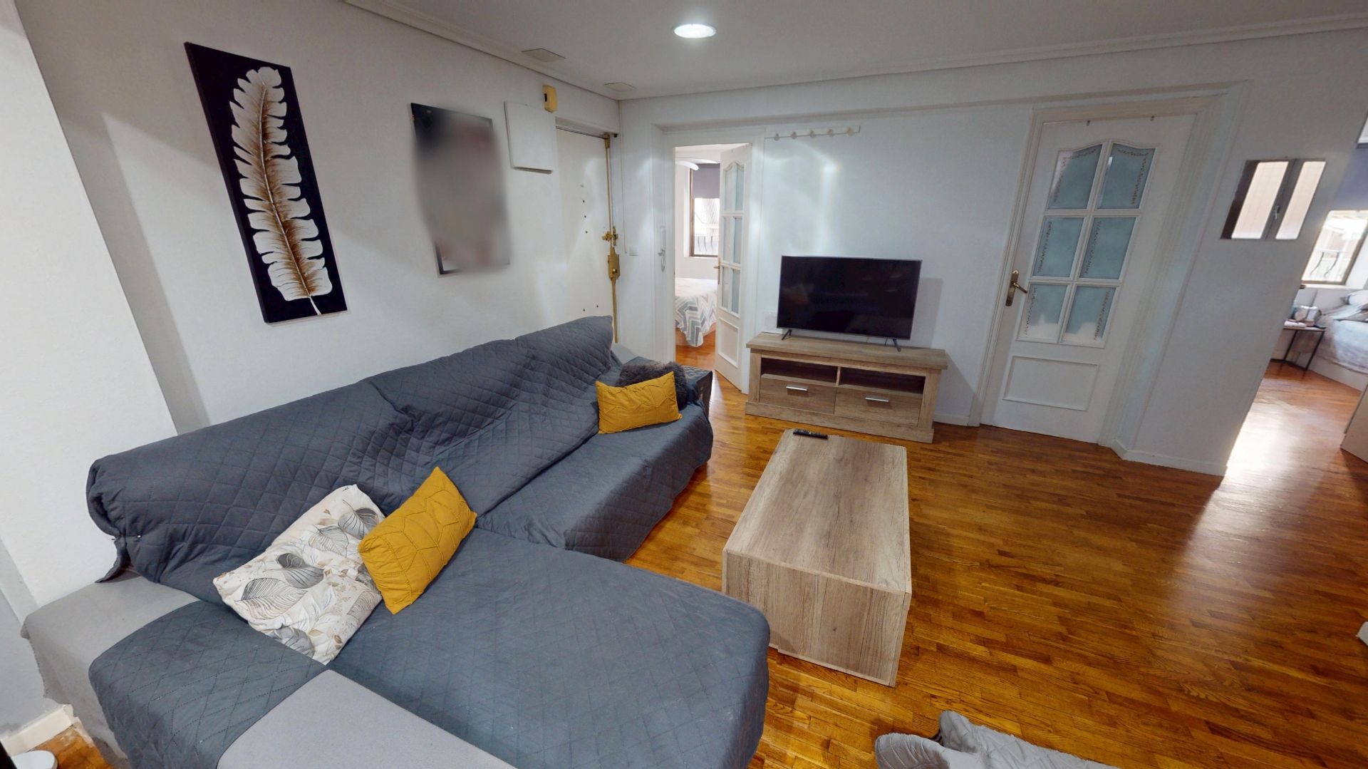 Sala d'estar de Pis en venda en Elche / Elx amb Aire condicionat i Parquet