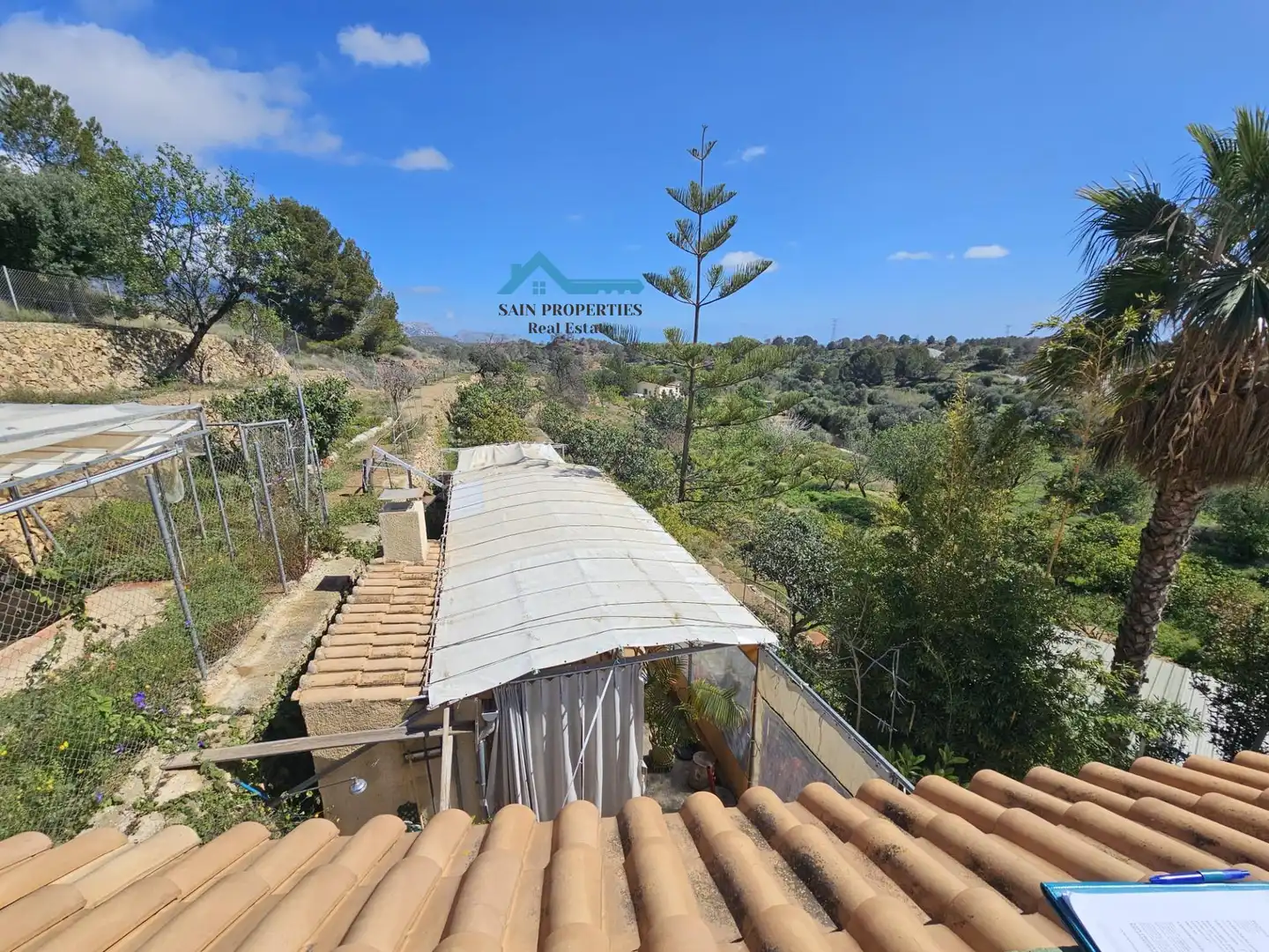 Vista exterior de Finca rústica en venta en La Nucia con Jardín privado, Terraza y Trastero