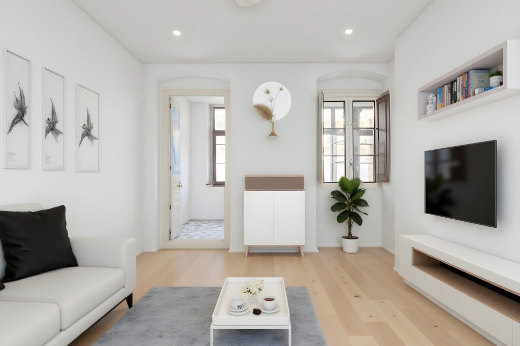 Sala d'estar de Apartament en venda en  Barcelona Capital amb Aire condicionat, Calefacció i Parquet