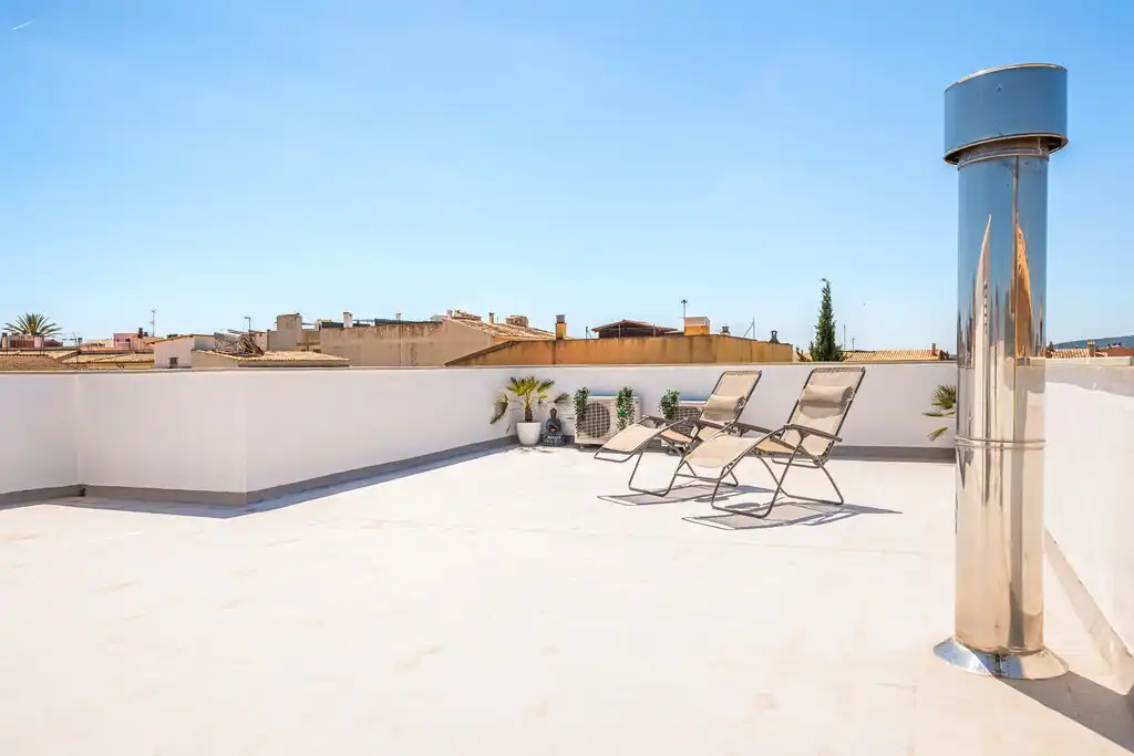 Terrasse von Country house zum Verkauf in Consell mit Klimaanlage, Heizung und Terrasse