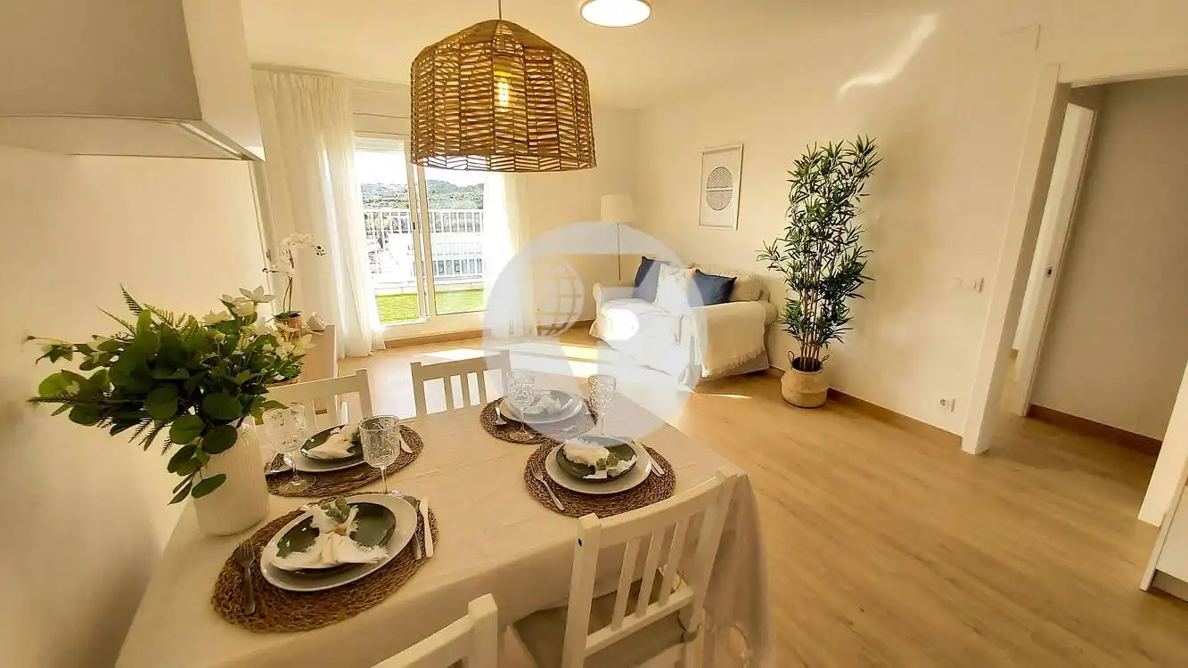 Esszimmer von Dachboden zum Verkauf in Rubí mit Terrasse