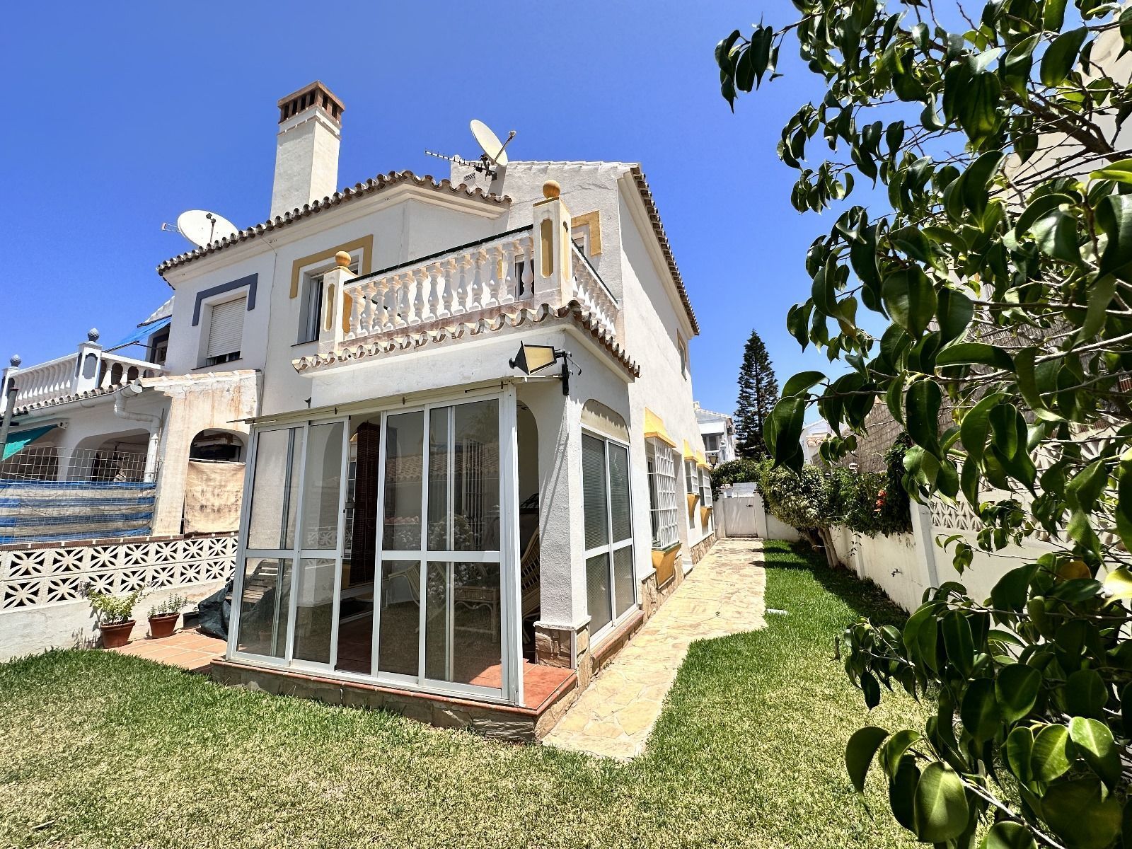 Garden of Single-family semi-detached for sale in Torrox  with Terrace, Storage room and Swimming Pool