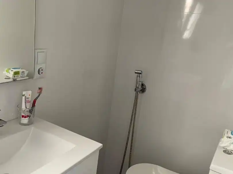 Badezimmer von Wohnung zur Miete in Alboraya mit Klimaanlage, Parkett und Möbliert