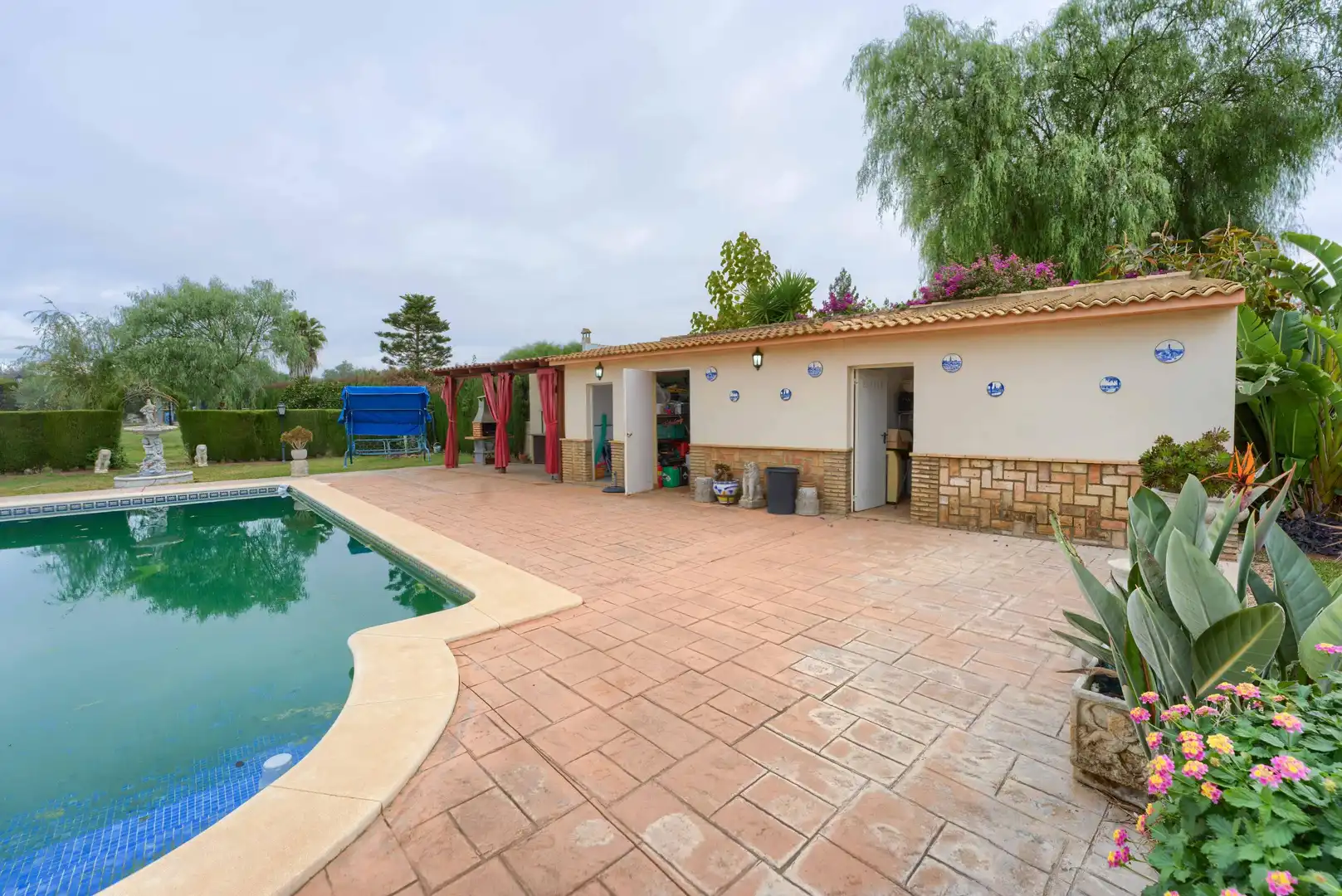 Swimming pool of Country homes for sale in Pilas  with Private garden, Terrace and Swimming Pool