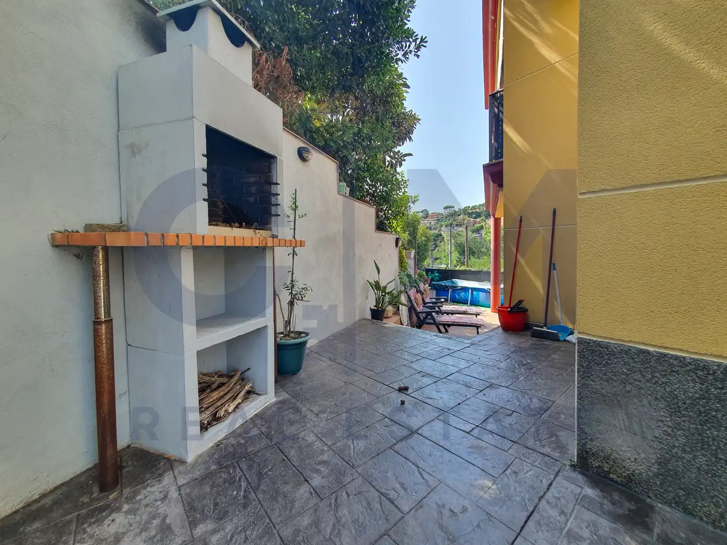 Terraza de Casa o chalet en venta en Vallgorguina con Aire acondicionado, Calefacción y Jardín privado