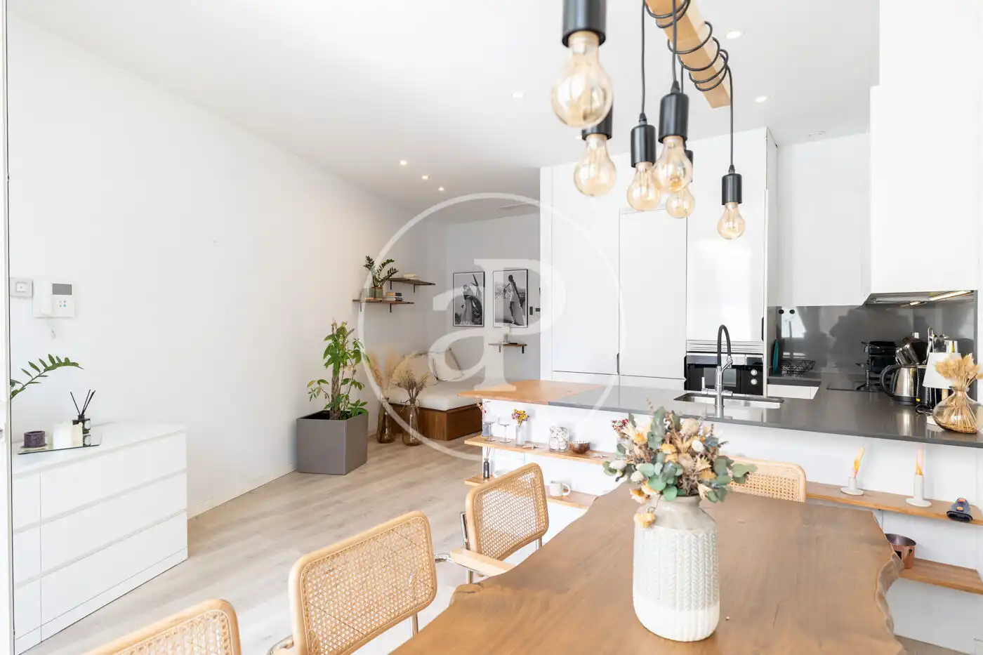 Esszimmer von Wohnung zum Verkauf in  Barcelona Capital mit Klimaanlage, Heizung und Terrasse