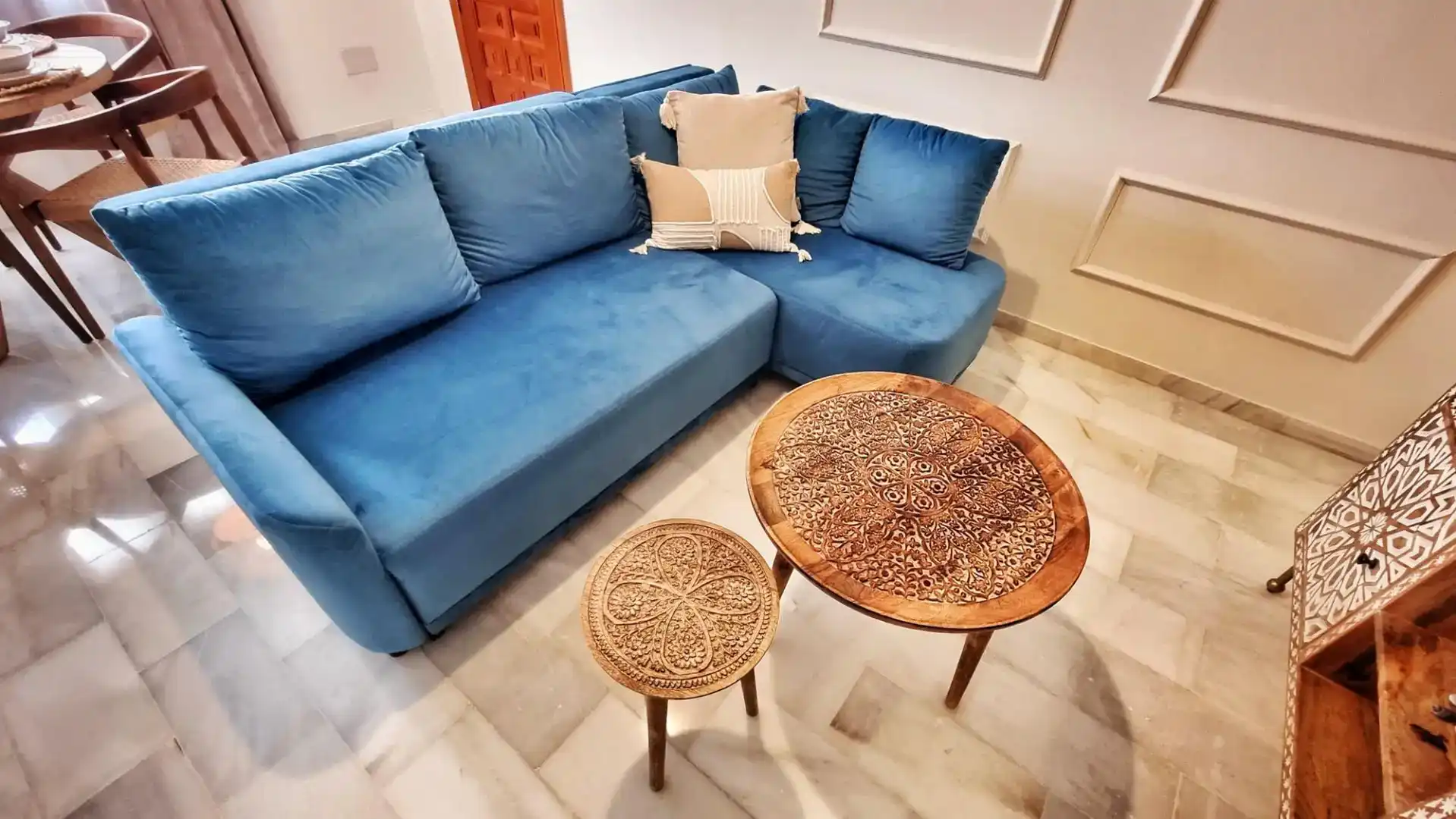 Sala d'estar de Apartament en venda en Vera amb Aire condicionat, Jardí privat i Parquet