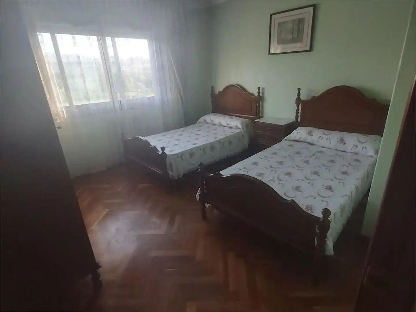 Bedroom of Flat for rent in Vigo   with Private garden, Furnished and Balcony