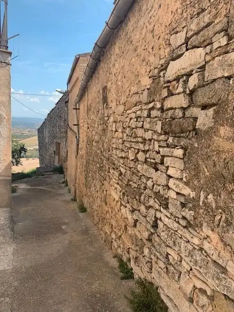 Vista exterior de Casa adosada en venda en Sant Guim de la Plana amb Jardí privat, Traster i TV