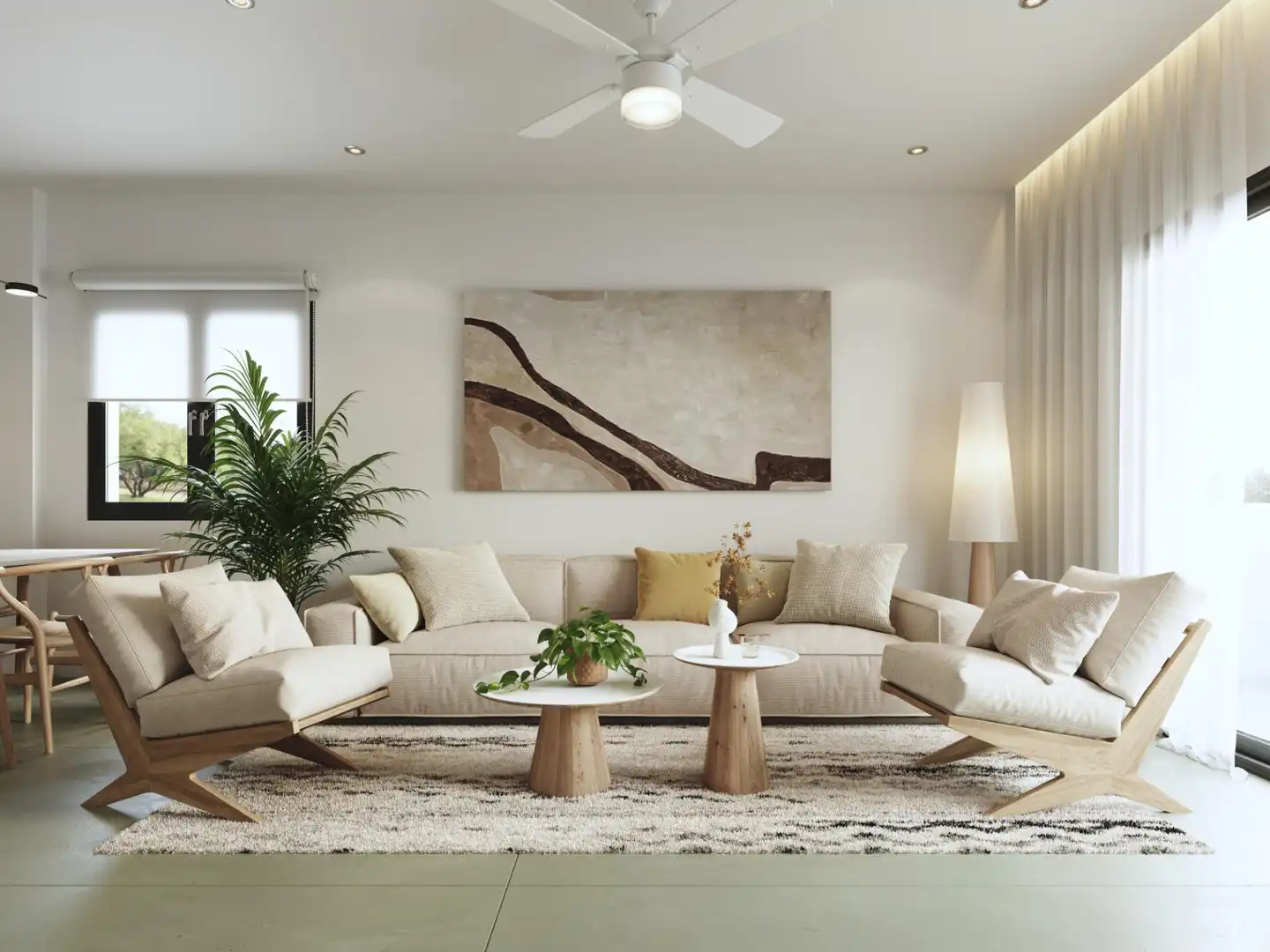 Wohnzimmer von Wohnung zum Verkauf in Cabrera de Mar
