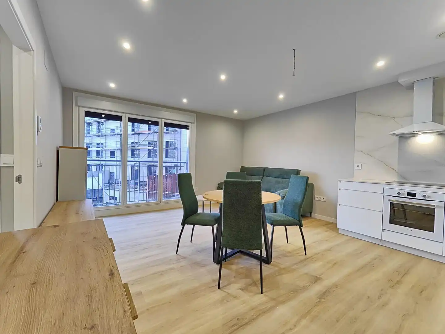 Dining room of Flat for rent in Pontevedra Capital   with Heating, Storage room and Furnished