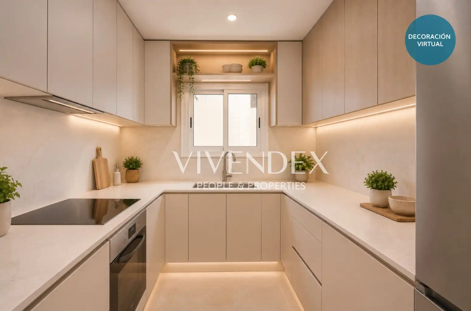 Cocina de Ático en venta en L'Hospitalet de Llobregat con Aire acondicionado, Calefacción y Terraza