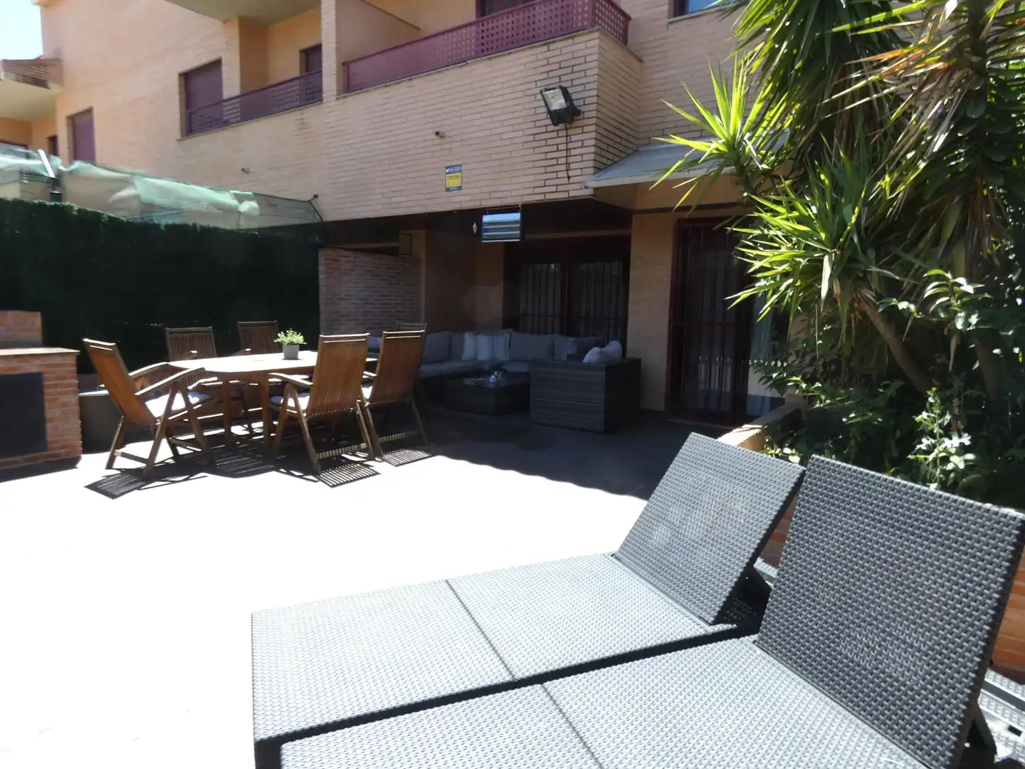 Terrace of Detached homes for sale in Utebo  with Air Conditioner, Heating and Private garden