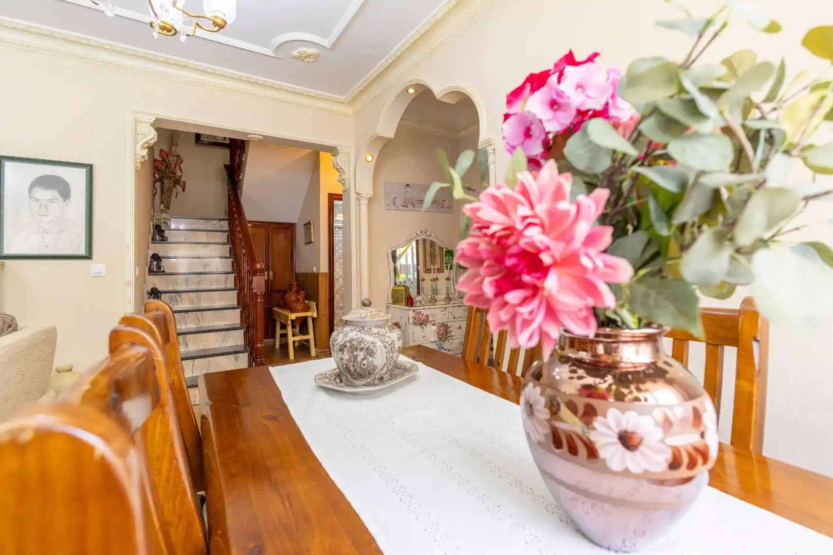 Comedor de Casa adosada en venta en Guillena con Aire acondicionado, Calefacción y Terraza