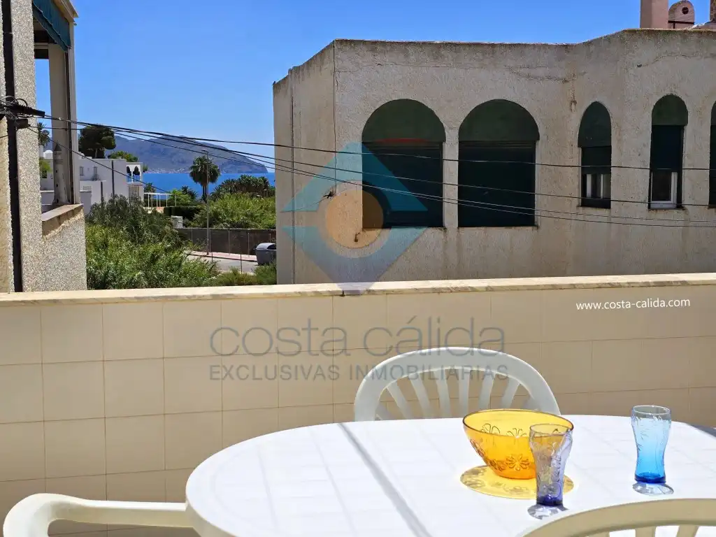 Vista exterior de Apartament en venda en Mazarrón amb Aire condicionat, Jardí privat i Terrassa