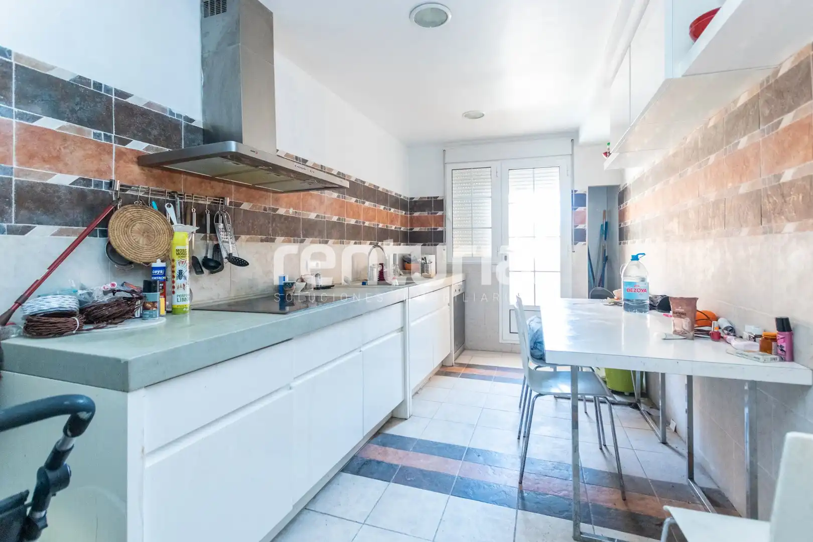 Cocina de Dúplex en venta en La Font de la Figuera con Aire acondicionado, Terraza y Horno