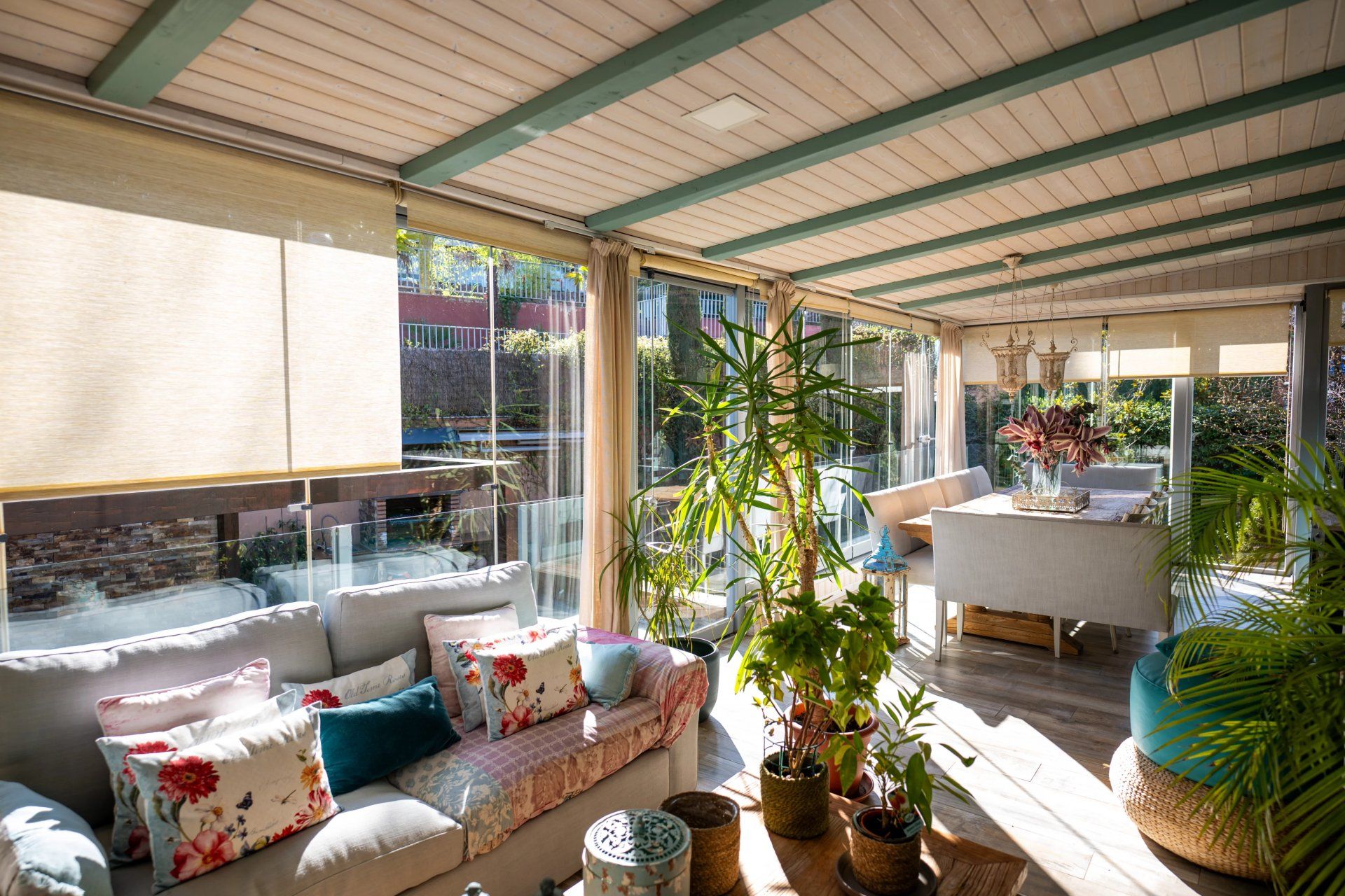 Terrace of Single-family semi-detached for sale in Boadilla del Monte  with Air Conditioner, Heating and Private garden