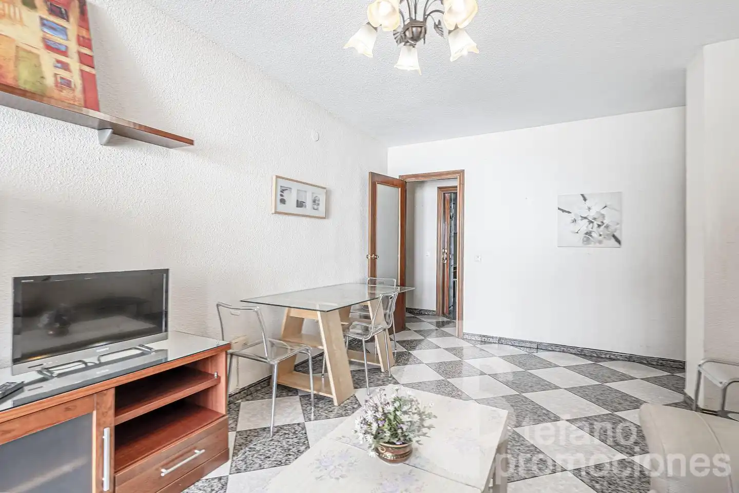 Sala de estar de Piso en venta en Cruz de Humilladero