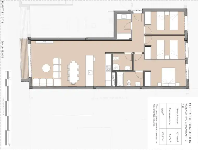 Piso en venta en Gandia con Terraza y Trastero