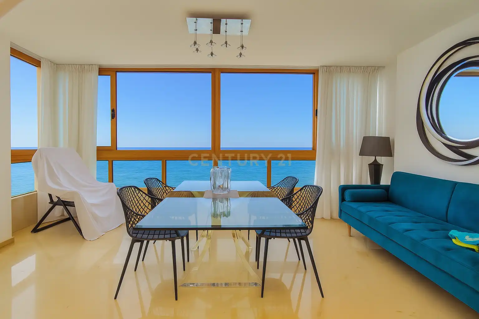 Menjador de Apartament de lloguer en Calpe / Calp amb Aire condicionat i Traster
