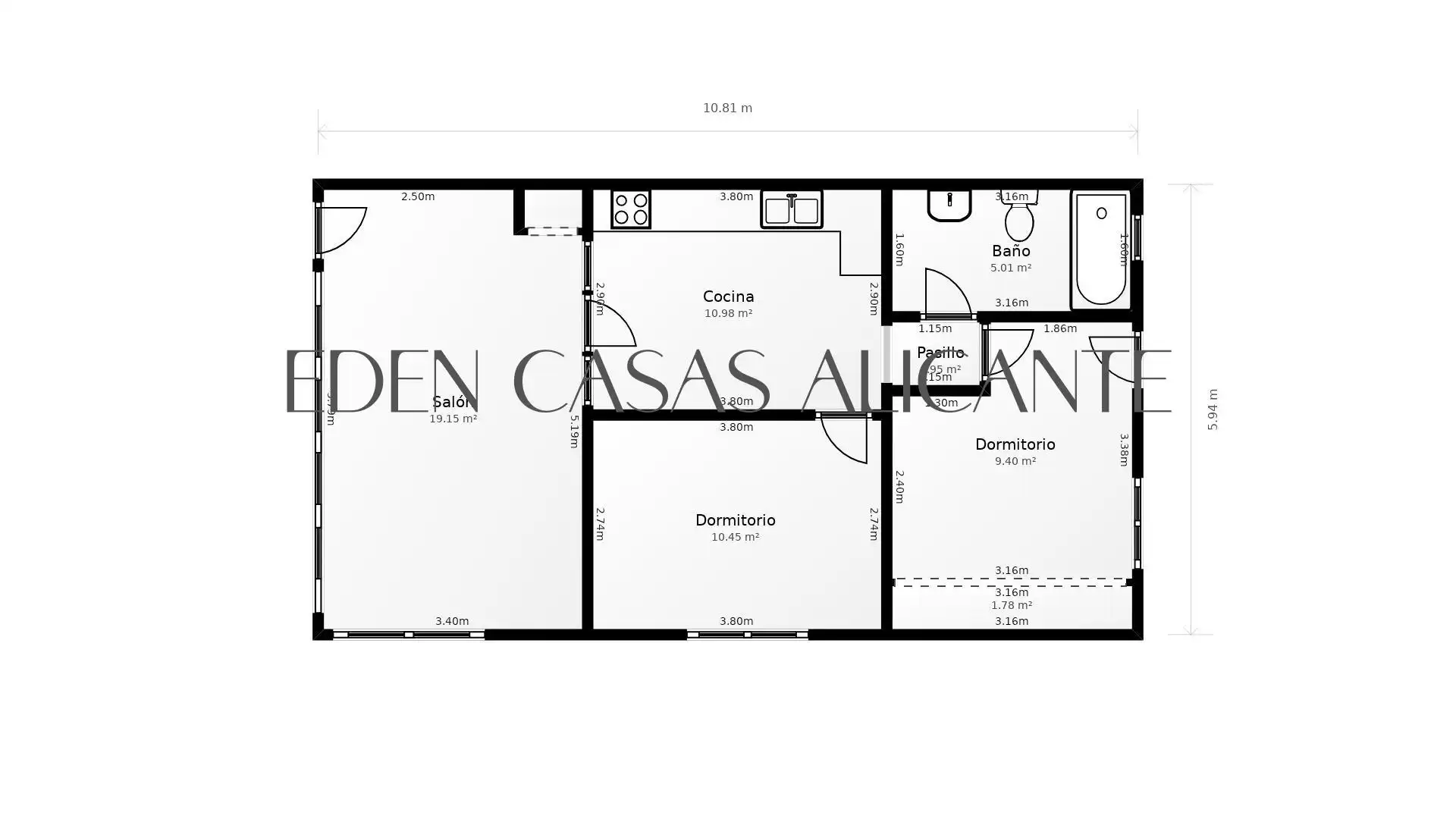 Casa o chalet en venta en El Campello con Calefacción, Jardín privado y Terraza