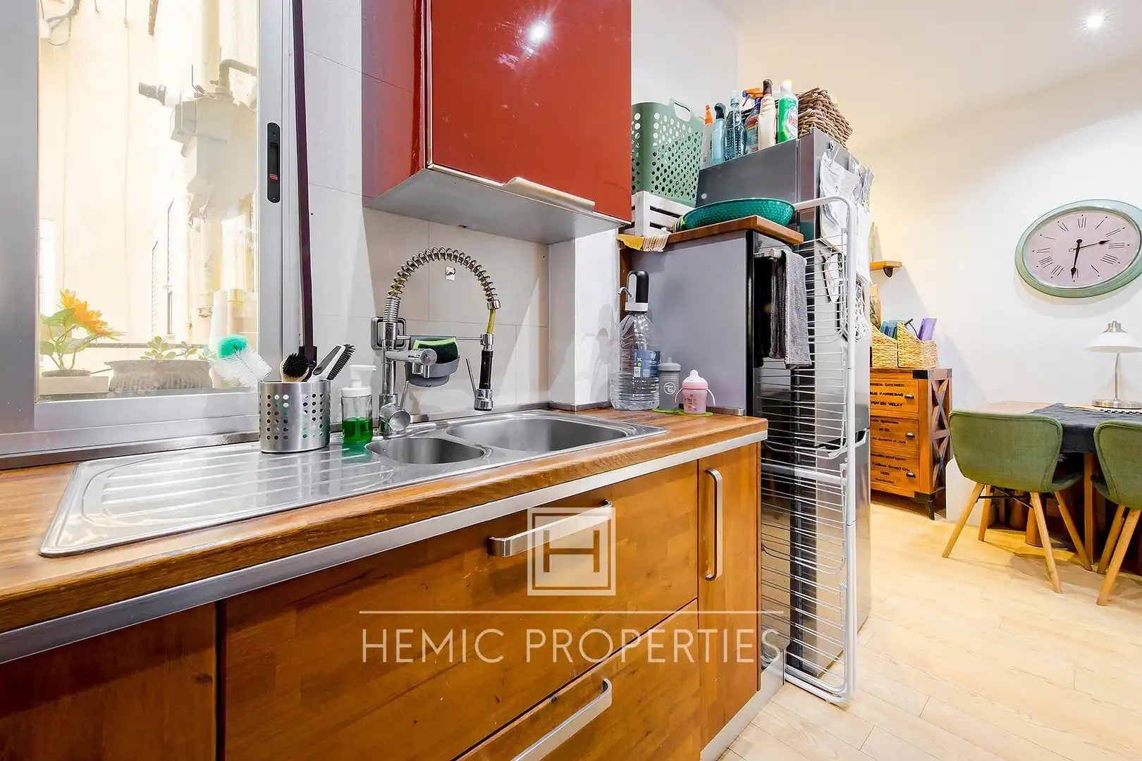 Cocina de Apartamento en venta en Madrid con Aire acondicionado, Calefacción y Parquet
