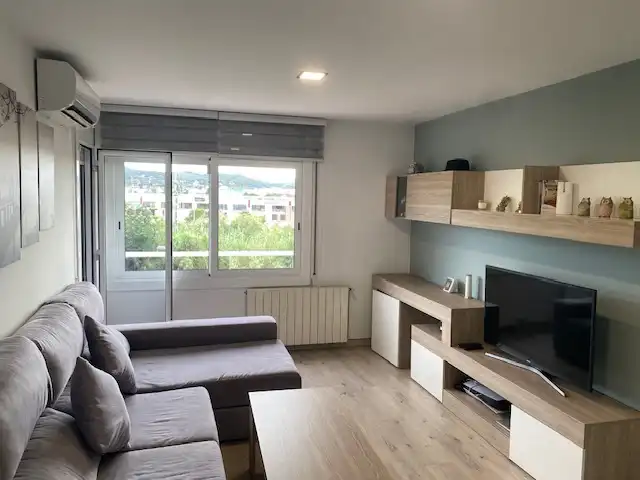 Sala d'estar de Pis en venda en Montcada i Reixac amb Aire condicionat, Calefacció i Parquet