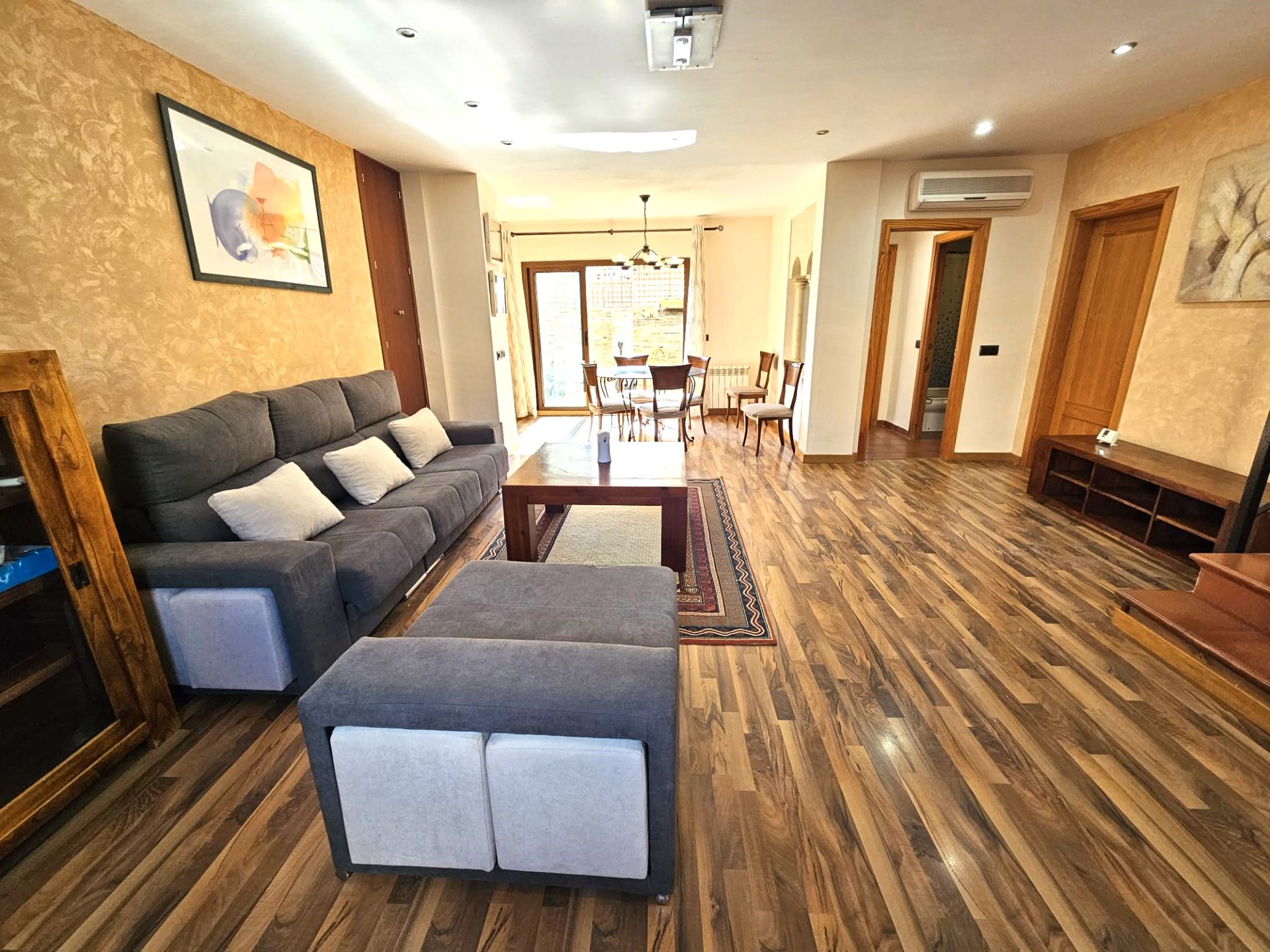 Living room of House or chalet to rent in Inca  with Air Conditioner, Heating and Parquet flooring