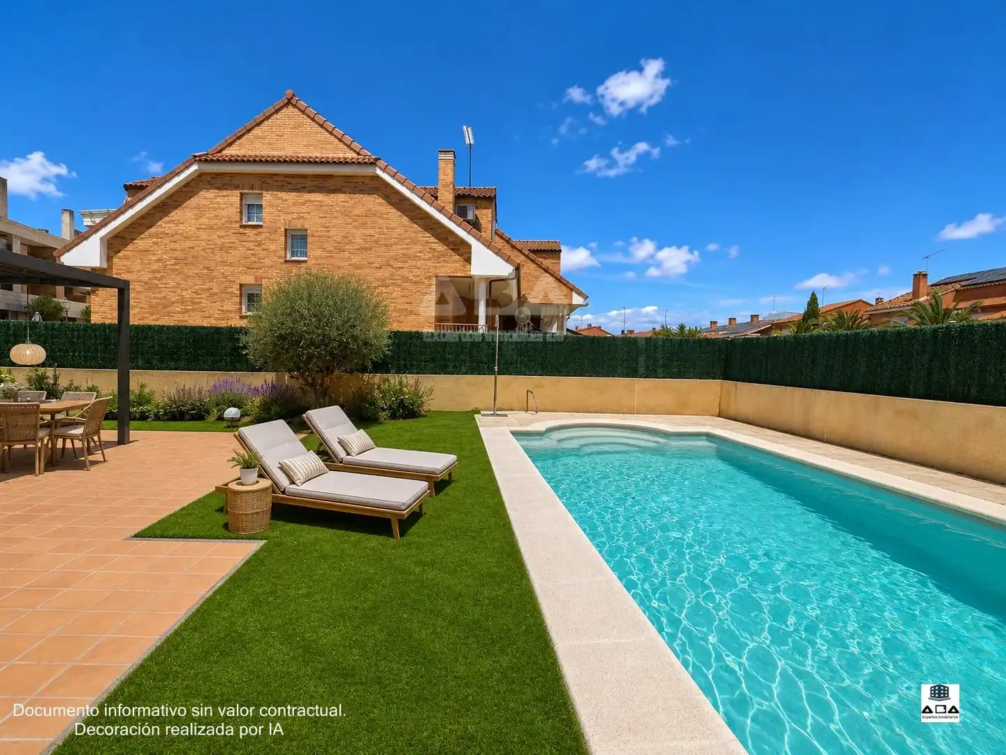 Swimming pool of Houses for sale in Villanueva de la Cañada  with Air Conditioner, Heating and Private garden