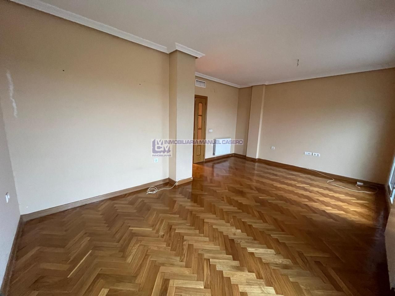 Sala d'estar de Àtic en venda en Cáceres Capital amb Aire condicionat, Calefacció i Parquet
