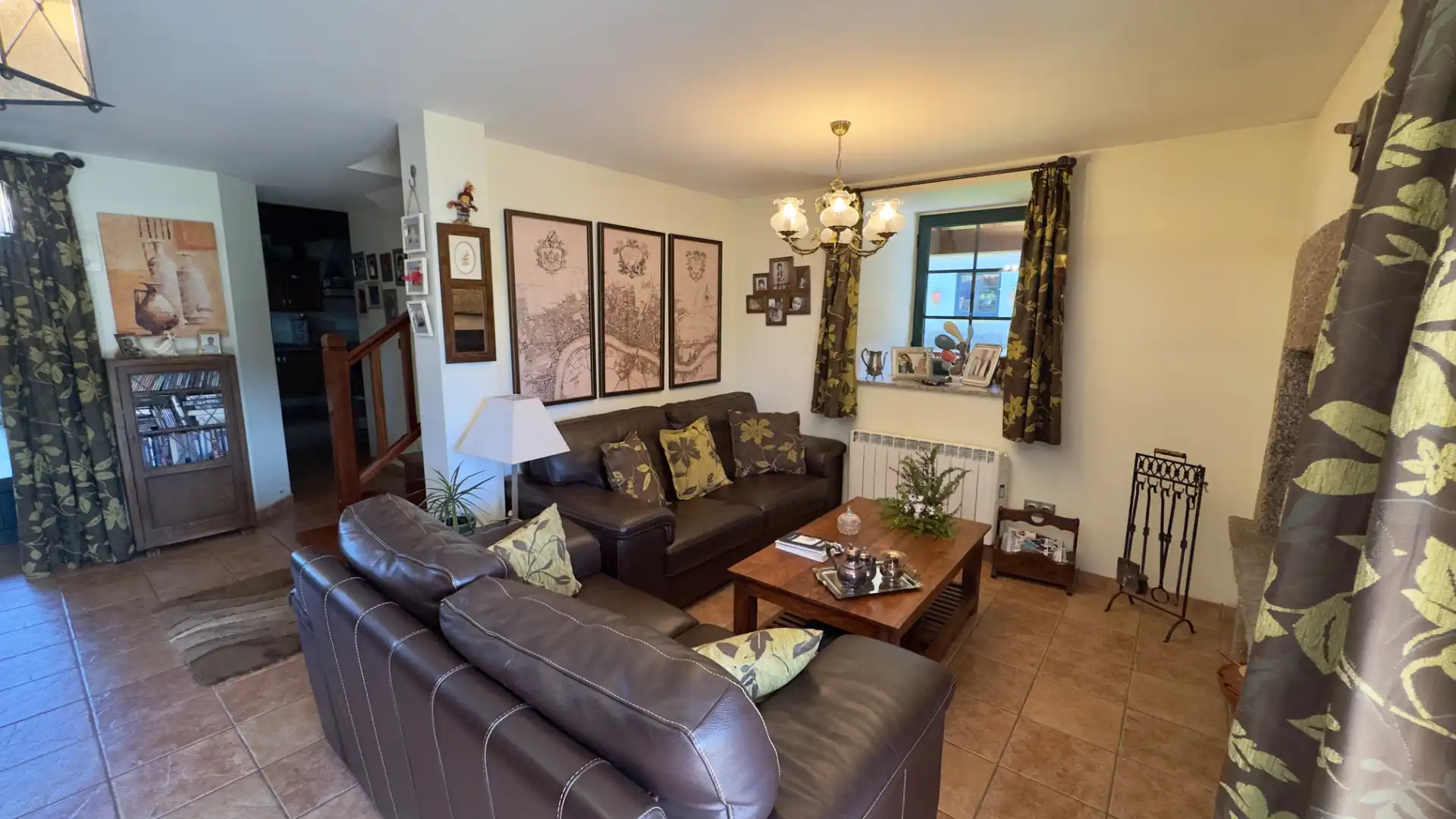 Living room of Houses for sale in Fene  with Heating, Private garden and Parquet flooring