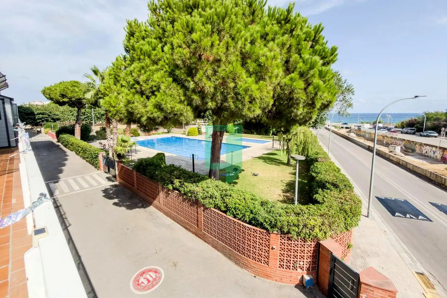 Swimming pool of Flat for sale in Vilassar de Mar  with Air Conditioner, Heating and Terrace
