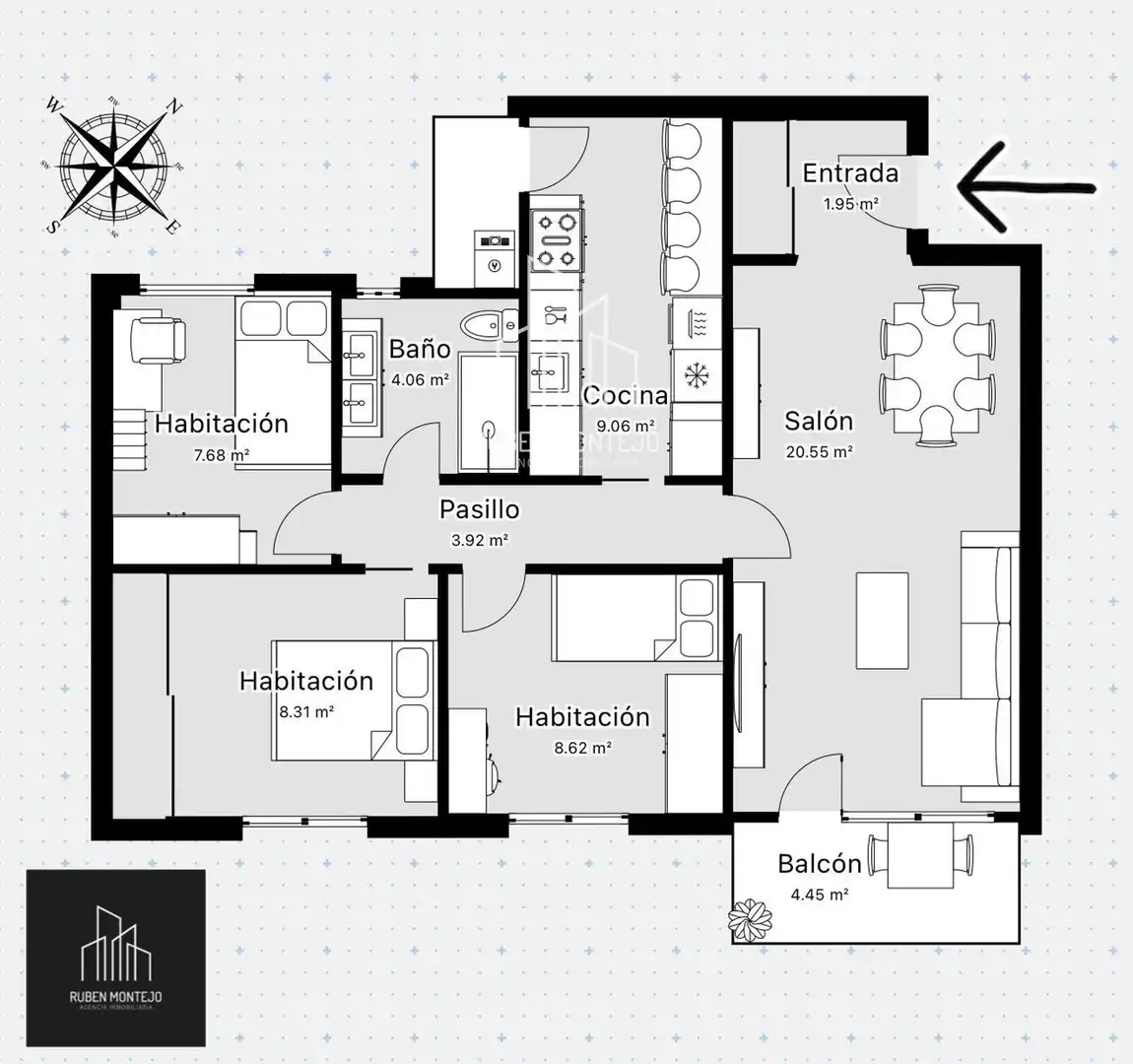 Flat for rent in Terradillos  with Air Conditioner, Heating and Terrace