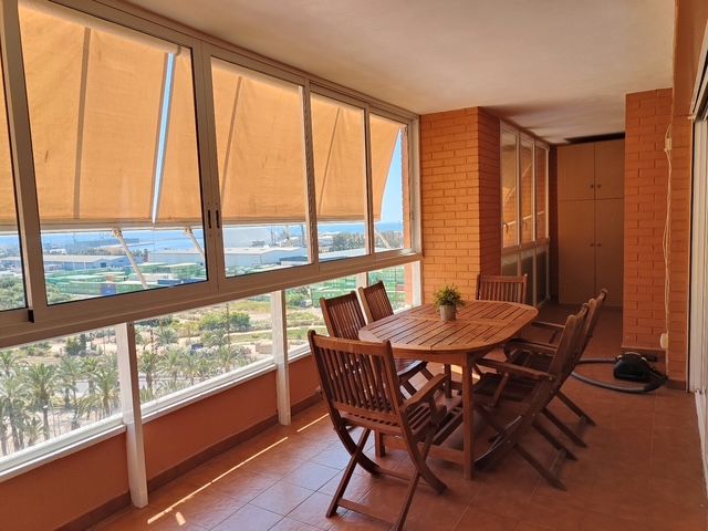 Terrace of Flat to rent in Alicante / Alacant  with Air Conditioner, Heating and Terrace