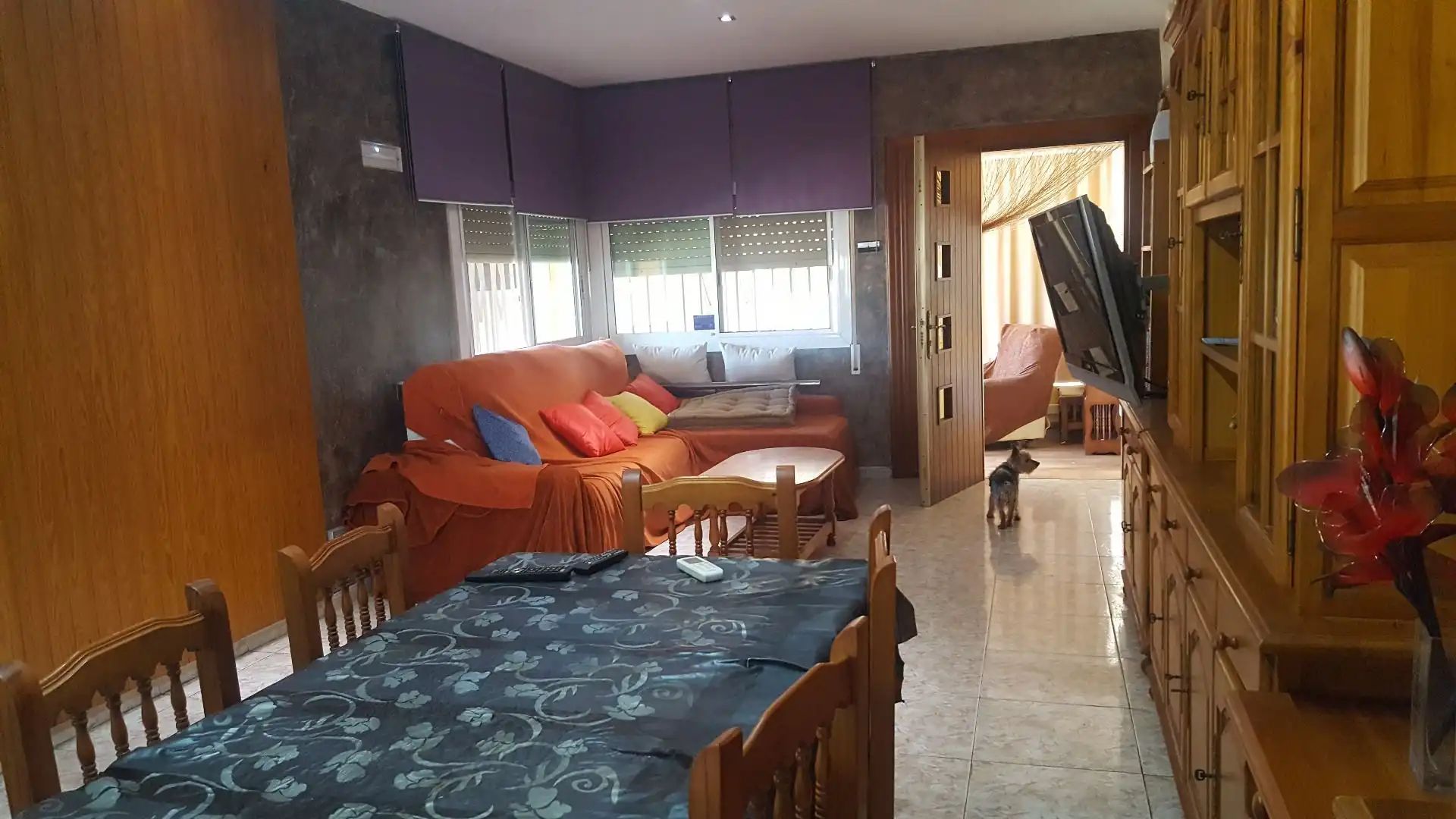 Sala d'estar de Casa o xalet en venda en Tortosa amb Aire condicionat, Jardí privat i Traster