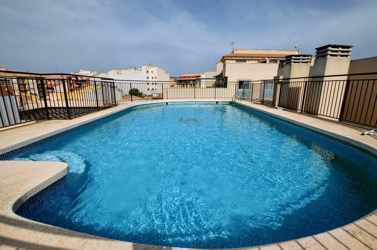 Swimming pool of Apartments for sale in  Murcia Capital  with Air Conditioner, Storage room and Community pool