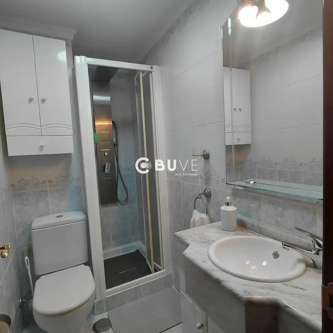 Bathroom of Flat for sale in Langreo  with Heating, Terrace and Storage room