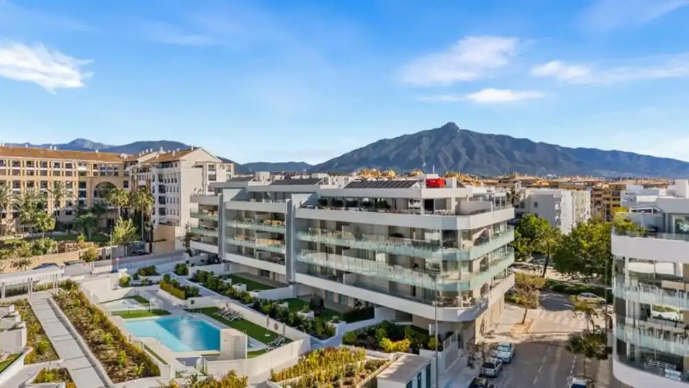 Exterior view of Apartments for rent in Marbella  with Air Conditioner, Terrace and Storage room