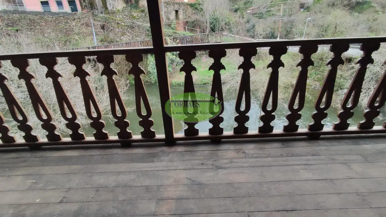Terraza de Finca rústica en venta en A Peroxa  con Calefacción, Terraza y Amueblado