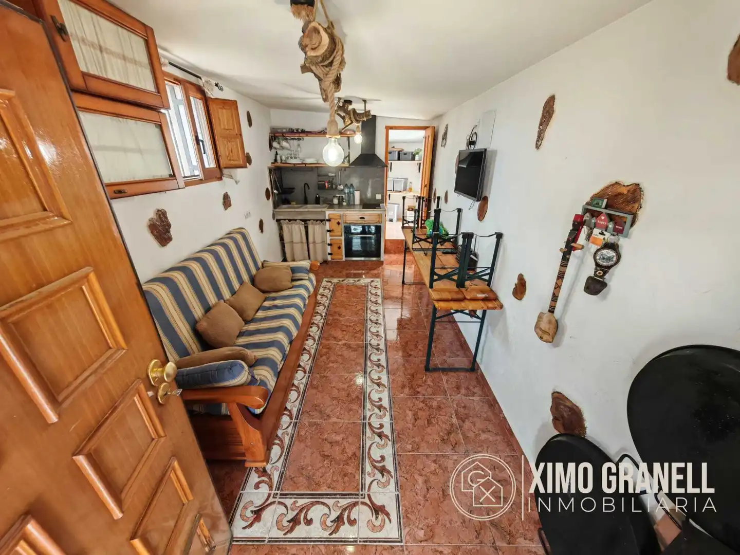 Sala d'estar de Casa o xalet en venda en Chóvar amb Calefacció i Moblat