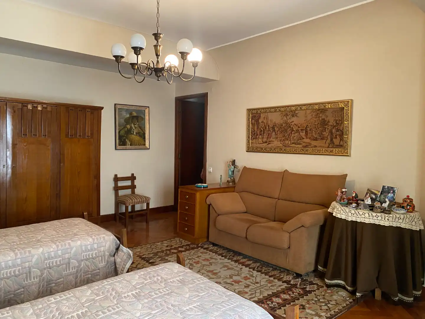 Wohnzimmer von Wohnung zum Verkauf in Santander mit Heizung, Terrasse und Möbliert