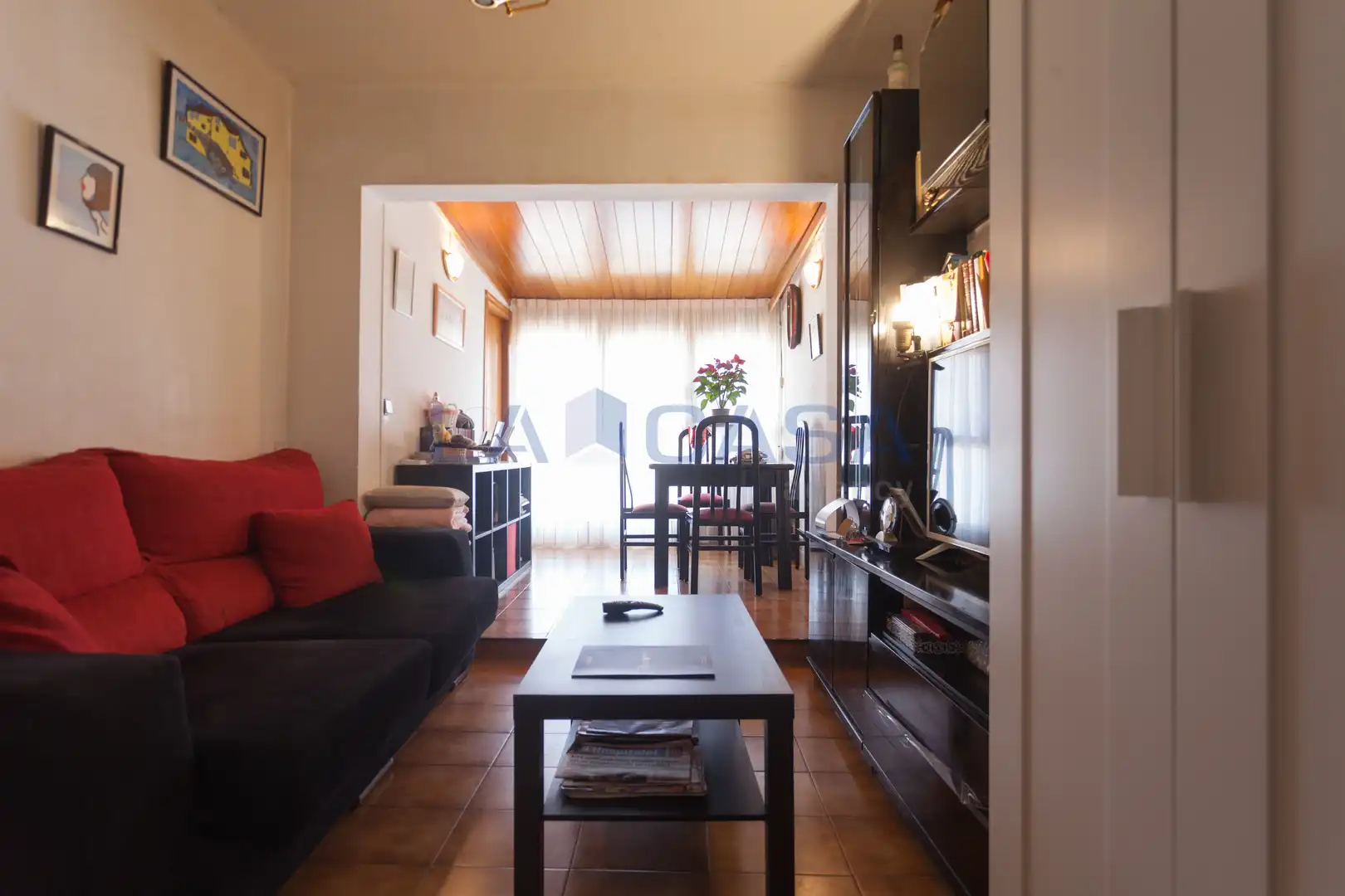 Sala de estar de Ático en venta en L'Hospitalet de Llobregat