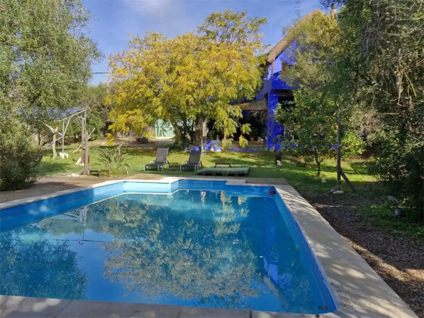 Swimming pool of Houses for rent in Barbate  with Private garden, Parquet flooring and Swimming Pool