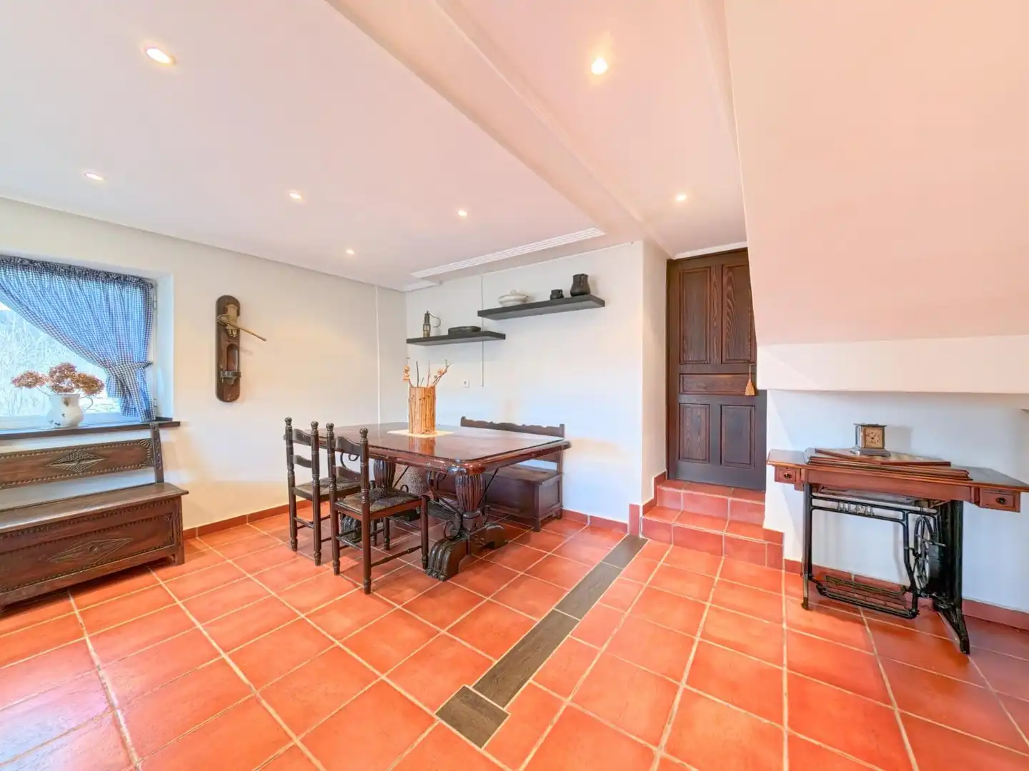 Dining room of Houses for sale in Aller  with Heating, Private garden and Parquet flooring
