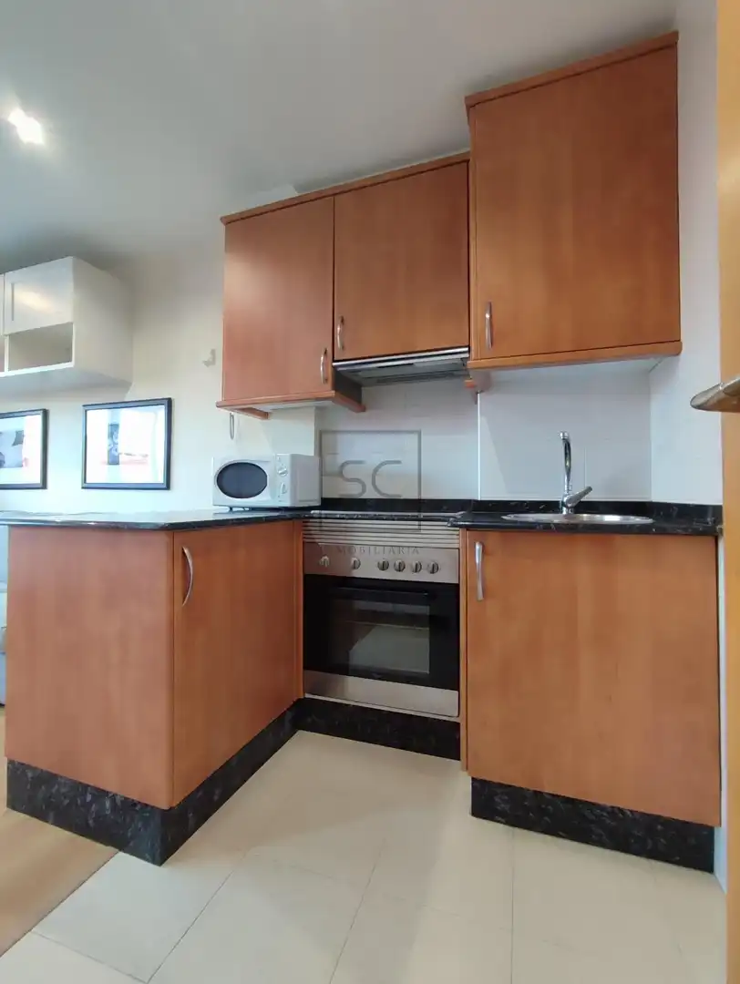 Cocina de Apartamento en venta en Ares con Calefacción, Trastero y Amueblado