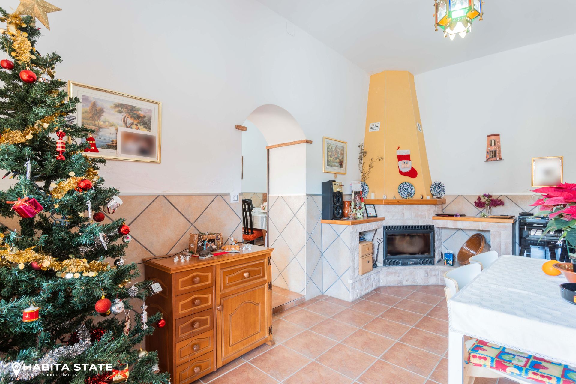 Living room of Single-family semi-detached for sale in Santa Fe de Mondújar